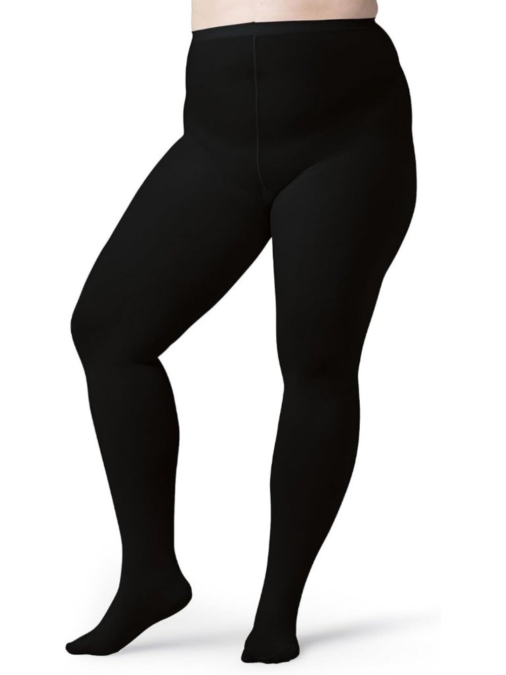 Plus Size Opaque Tights for Women | 60D Ultra Soft Stockings & Pantyhose